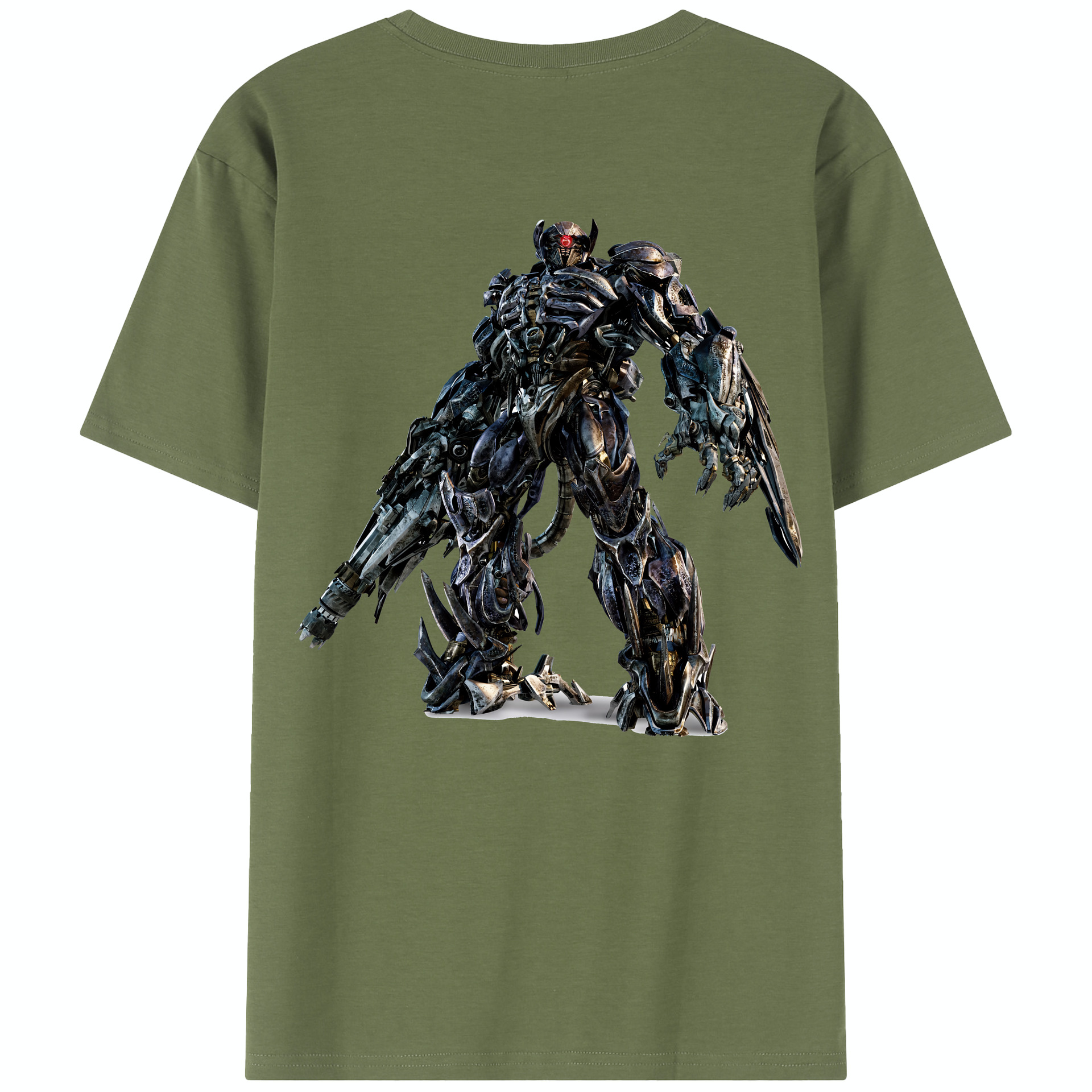 （画像用） Transformers トランスフォーマー 綿100％半袖Tシャツ（背面プリント）